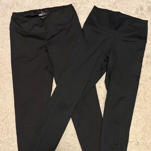 Bundle- black fleece lined leggings